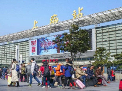 上海火車站廣告