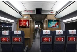 高鐵列車廣告，打造獨特的品牌形象