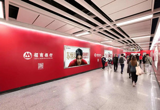 招商銀行廣州地鐵廣告投放案例