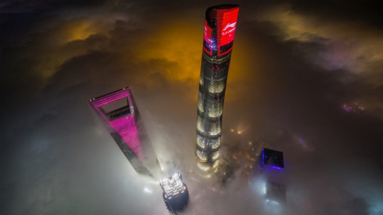 李寧上海中心大廈LED廣告