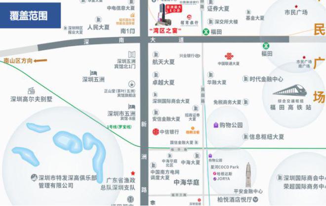 深圳灣區之窗地標LED屏位置